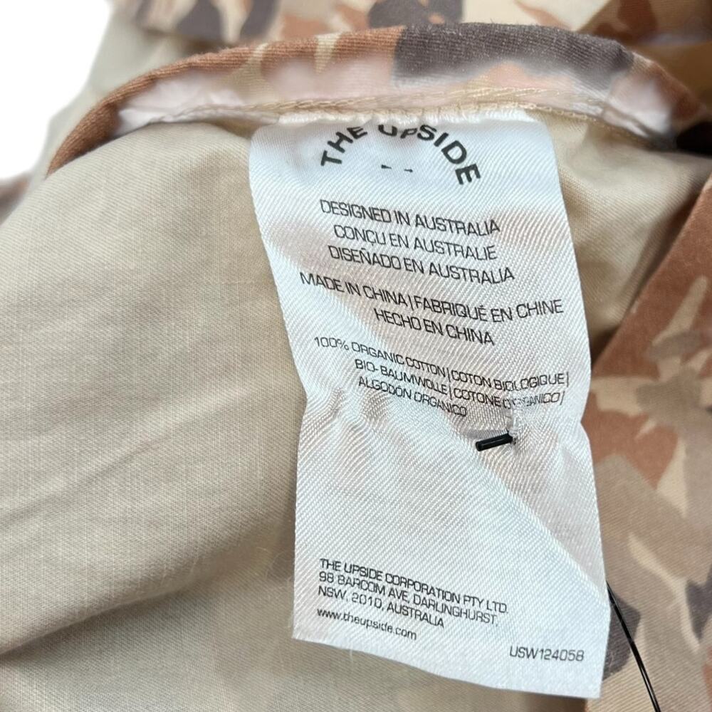 The Upside Henley Rover Utility Jacket Organic Cotton Printed Camo Size‎ L US 10 - Picture 16 of 16